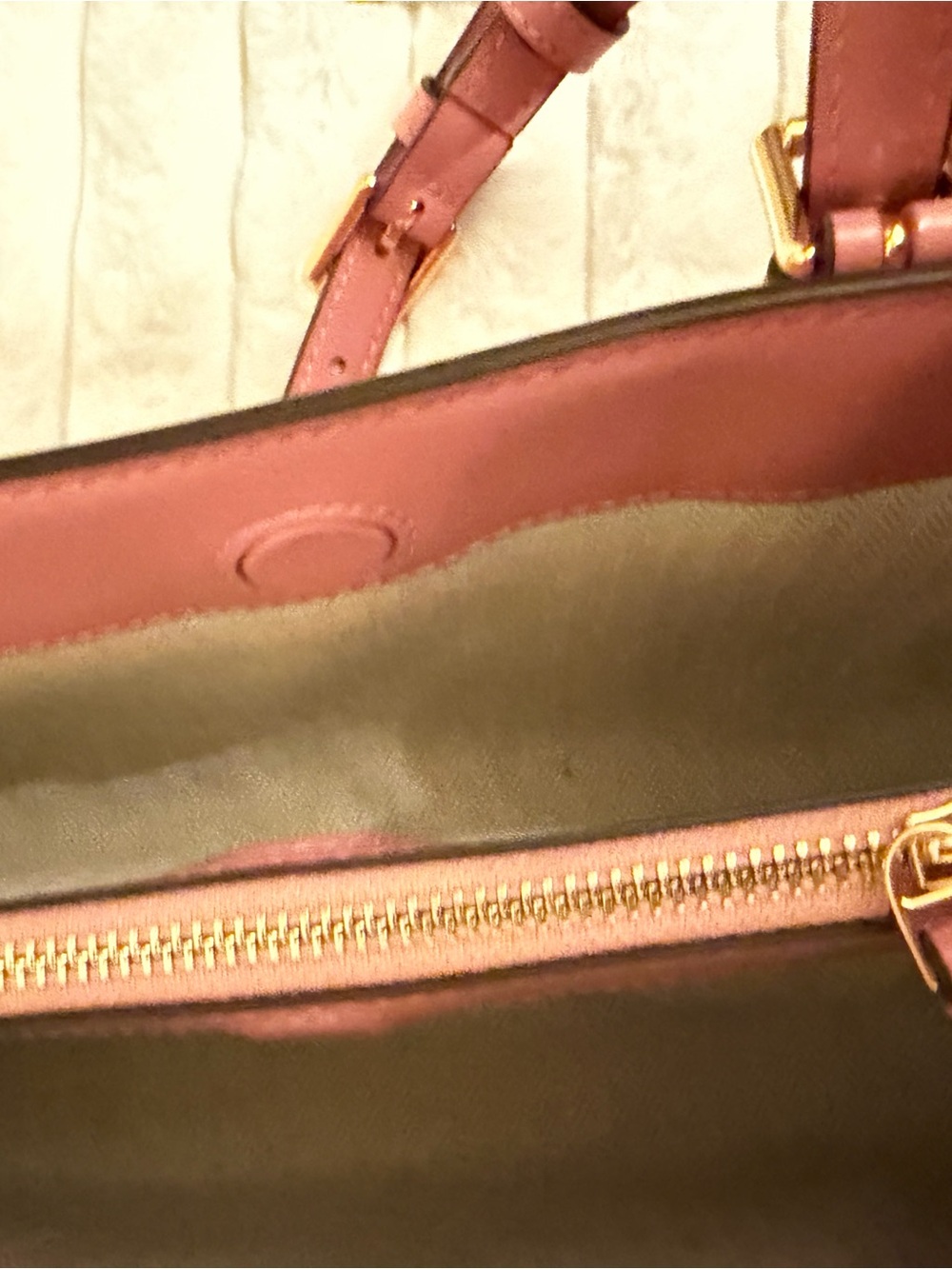 Tory Burch Rose Pink Leather Mini Satchel with Gold Hardware - Picture 5 of 11